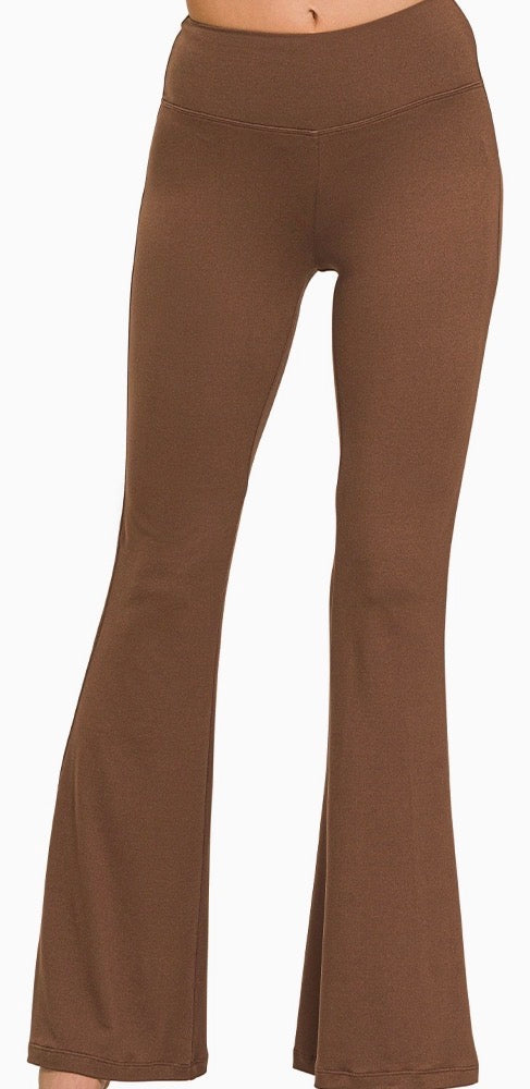 Buttery Soft High-Waist Flare Leggings