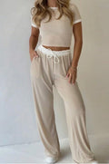 Everyday Ease Wide-Leg Pants Set
