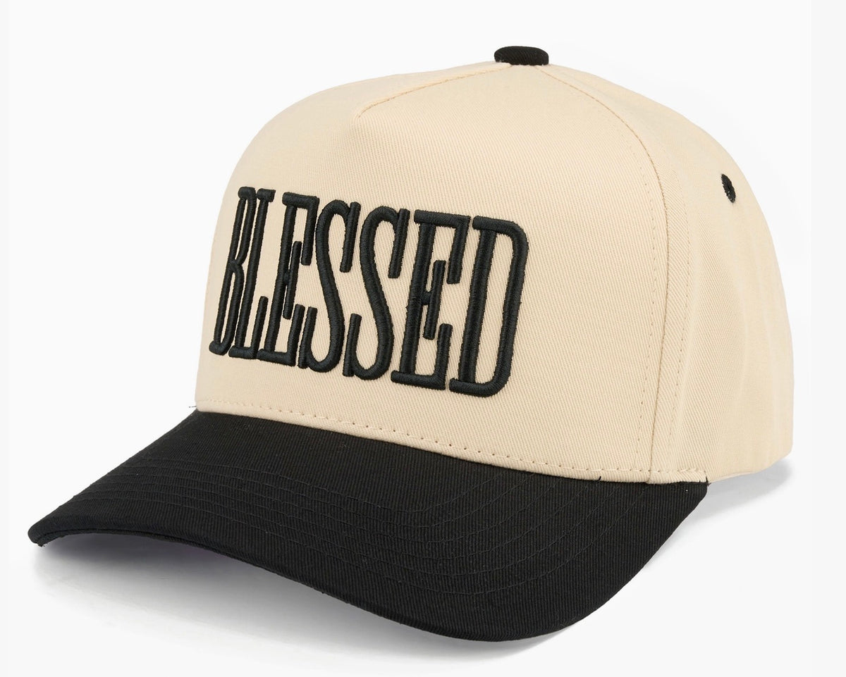 Blessed Embroidered Two-Tone Trucker Hat
